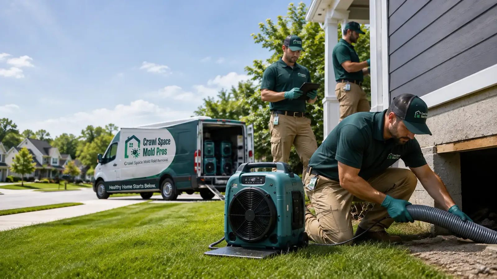 Crawl Space Mold Removal in Zenda, WI